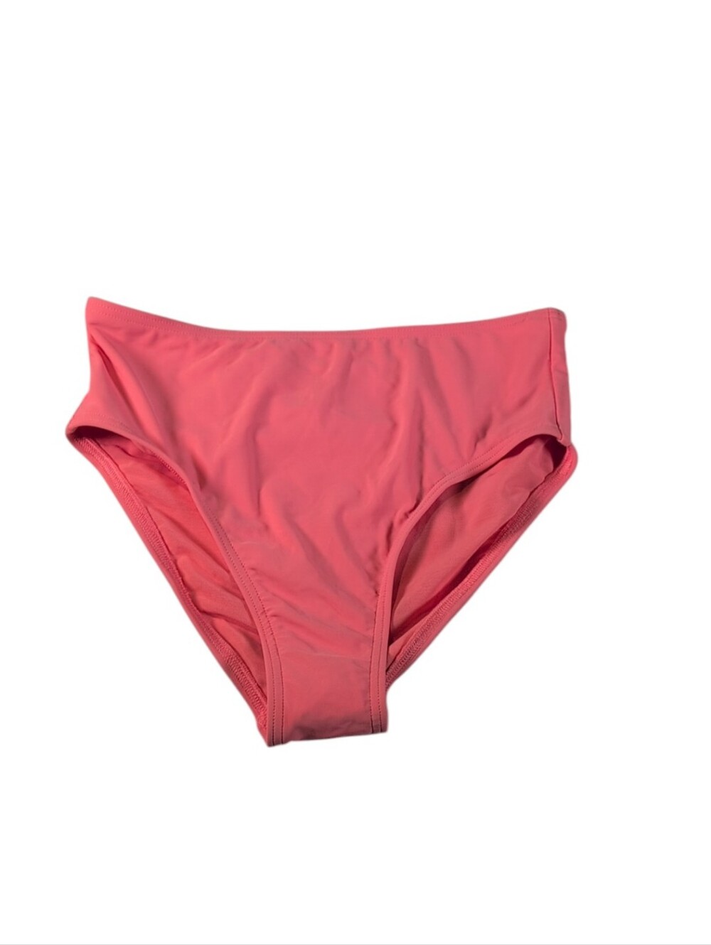 Lands' End Coral Pink High Waist Swim Bottoms Size XS